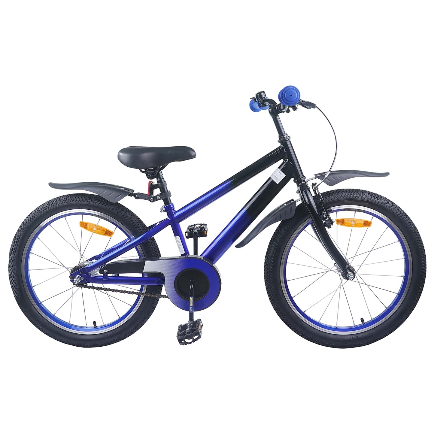 Kids Bike 18 Inches for 5-7 Years Old Blue Black