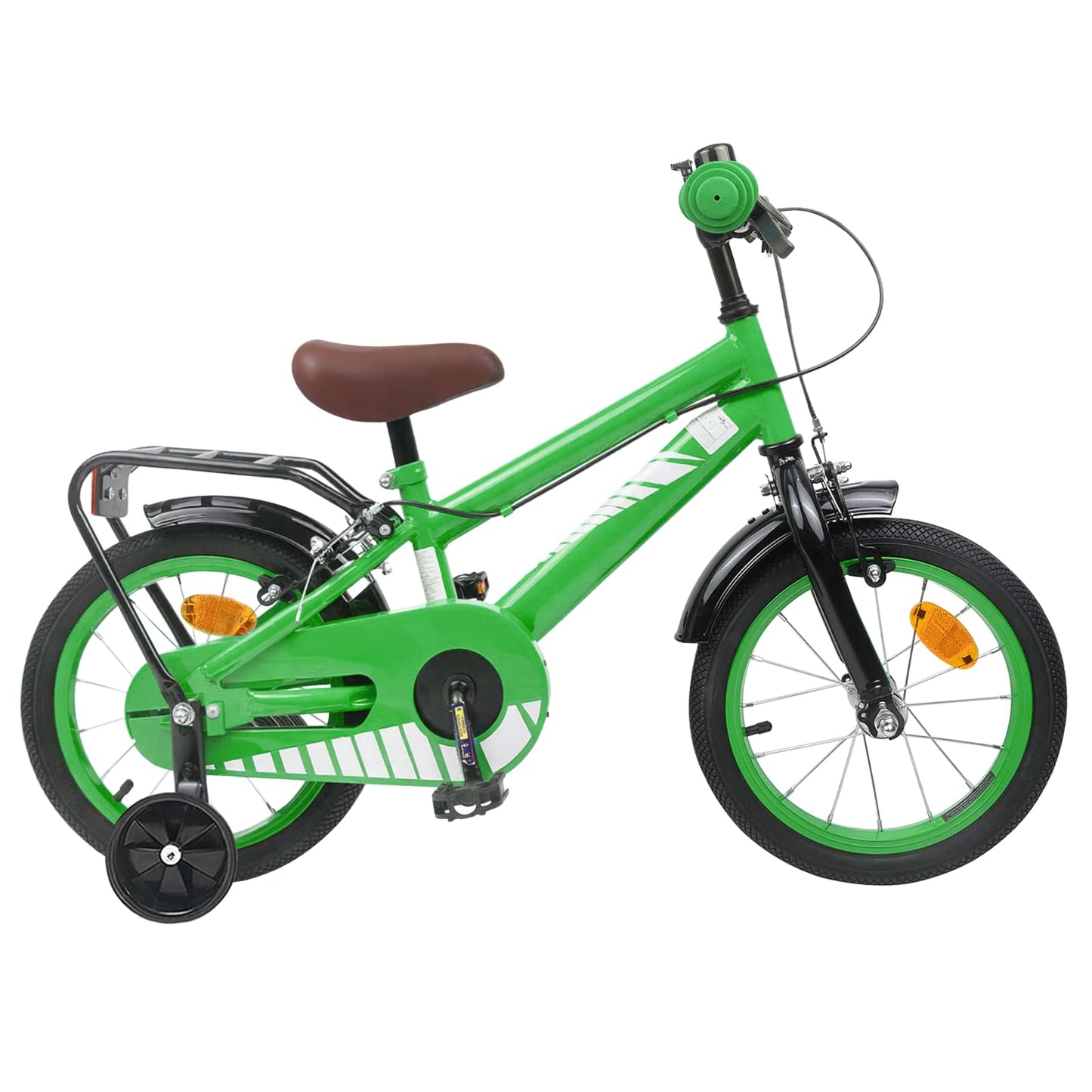 Kids Bike 14 Inches for 3-5 Years Old Green