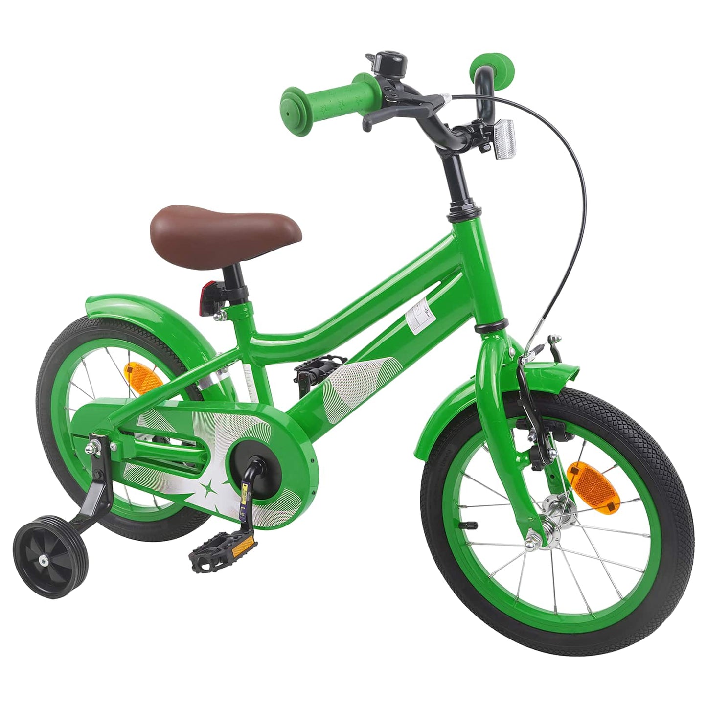 Kids Bike 12 Inches for 2-4 Years Old Green