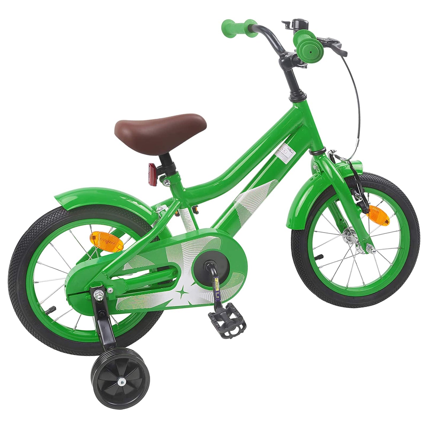 Kids Bike 12 Inches for 2-4 Years Old Green