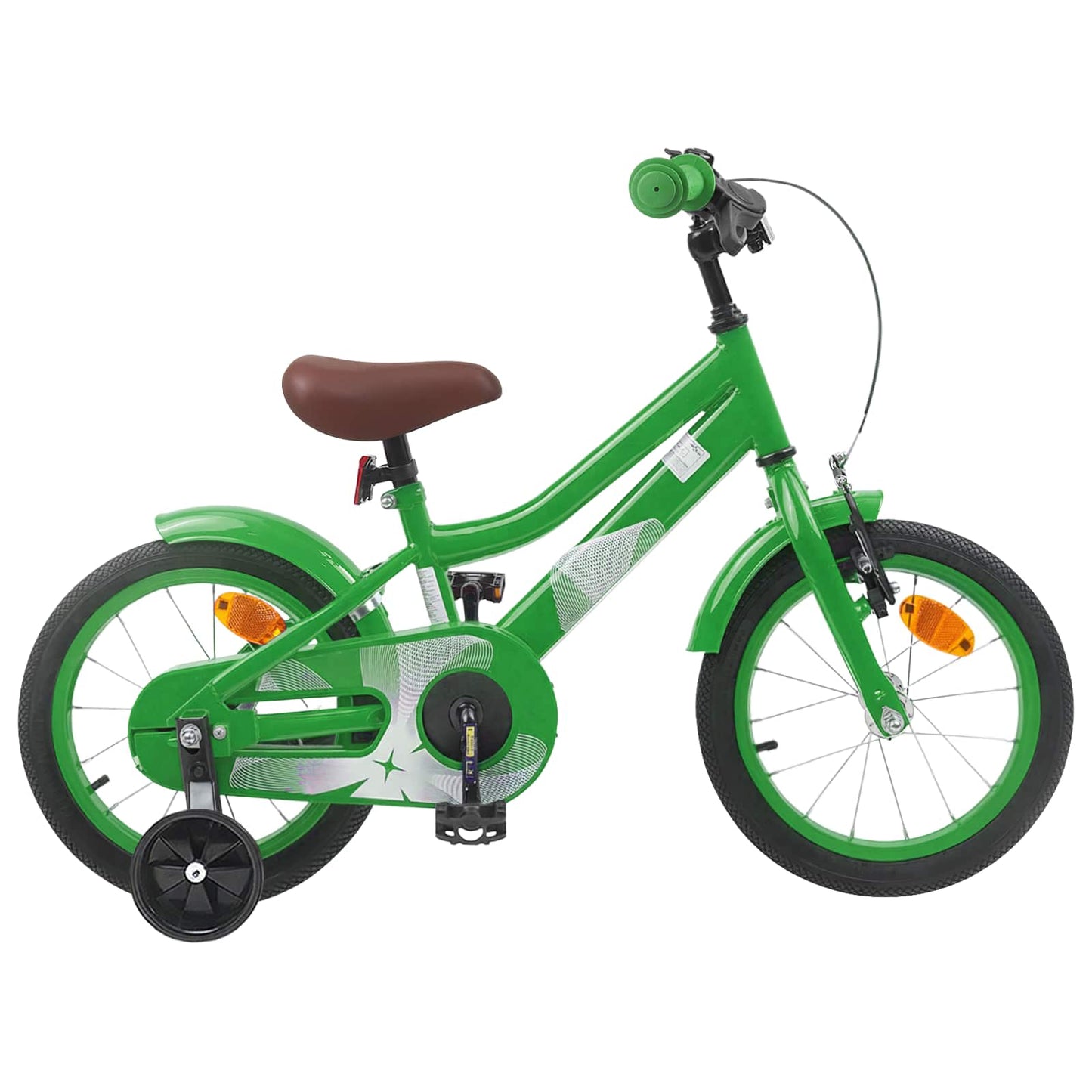 Kids Bike 14 Inches for 3-5 Years Old Green
