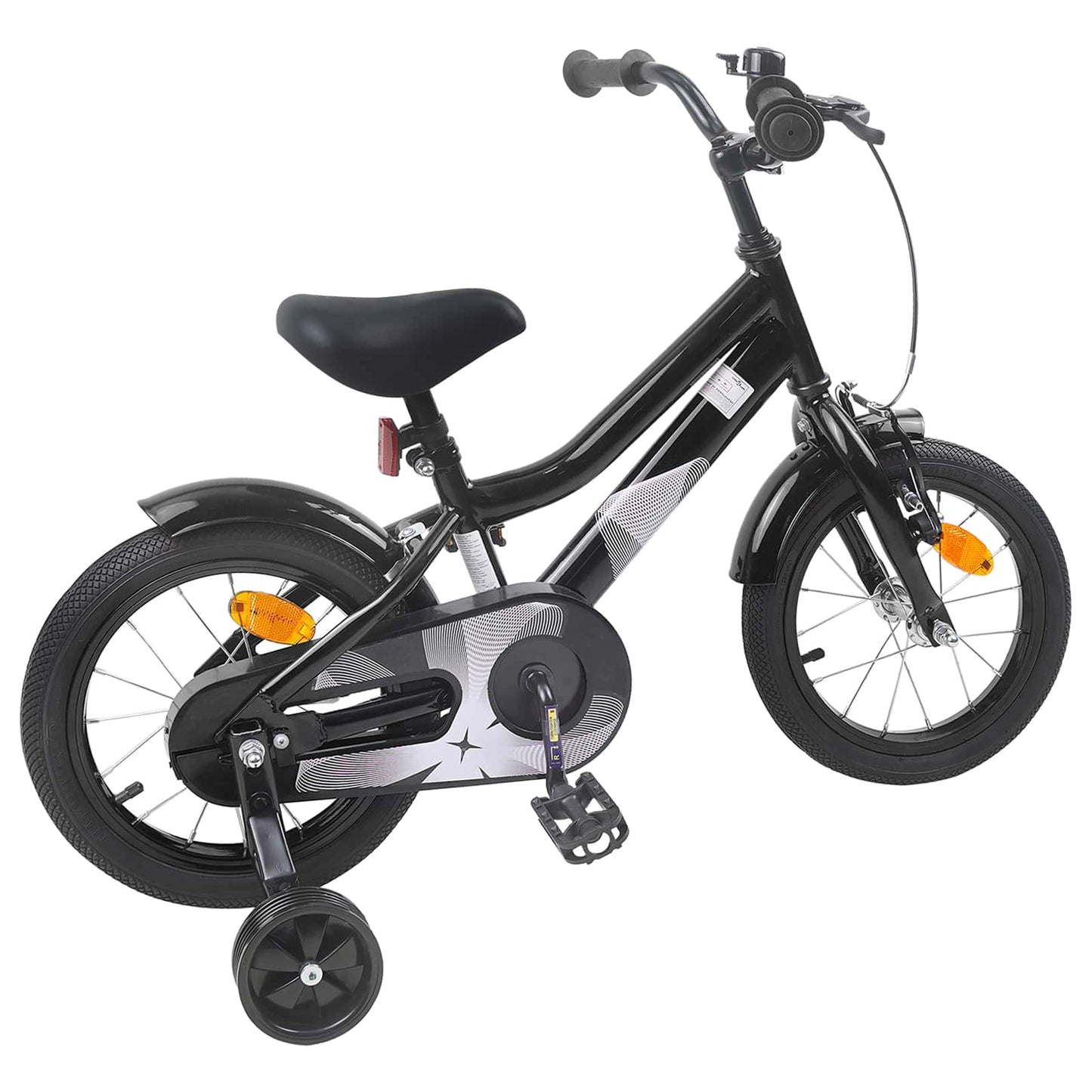 Kids Bike 14 Inches for 3-5 Years Old Black