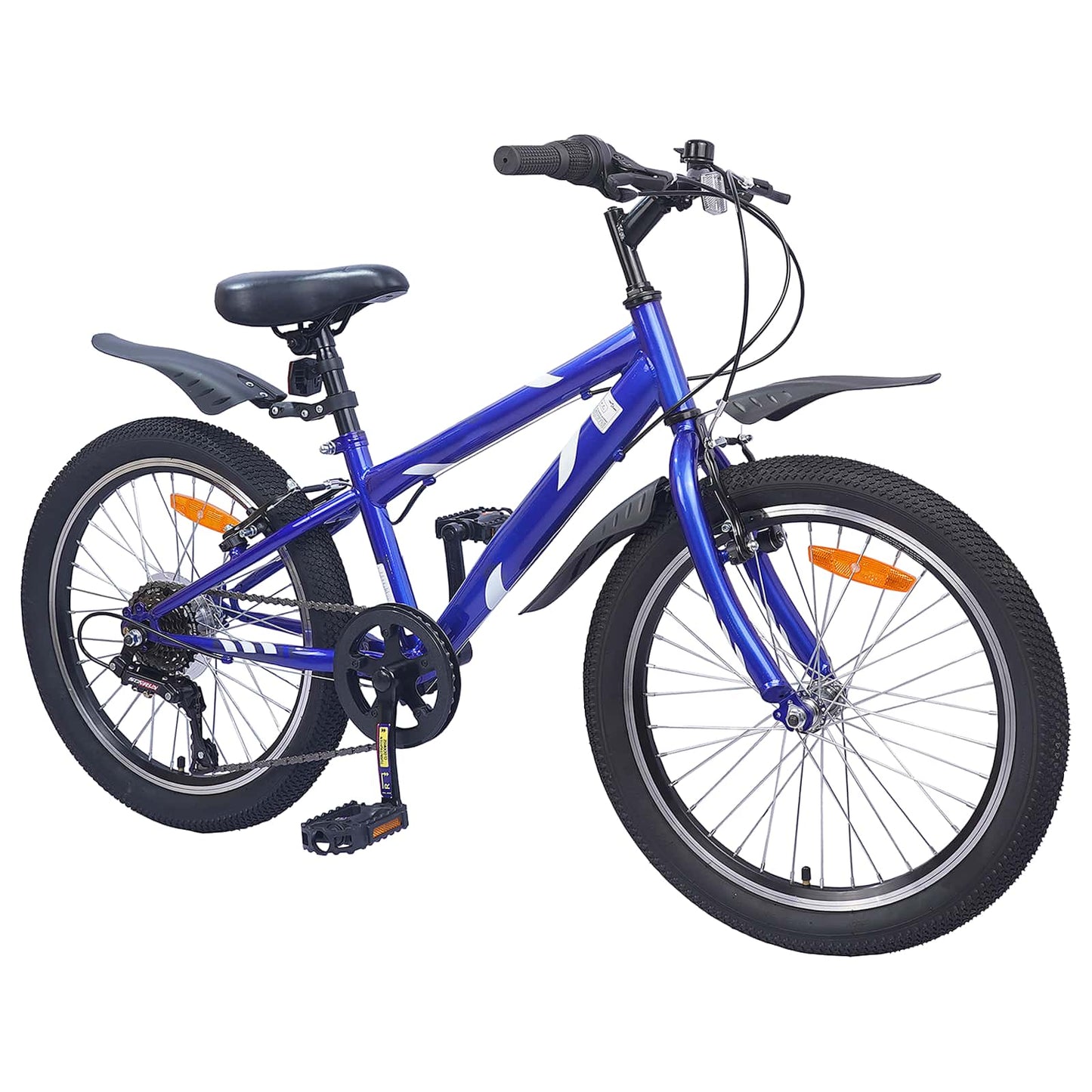 Kids Bike 20'' 6-Speed for 6-11 Years Old Dark Blue