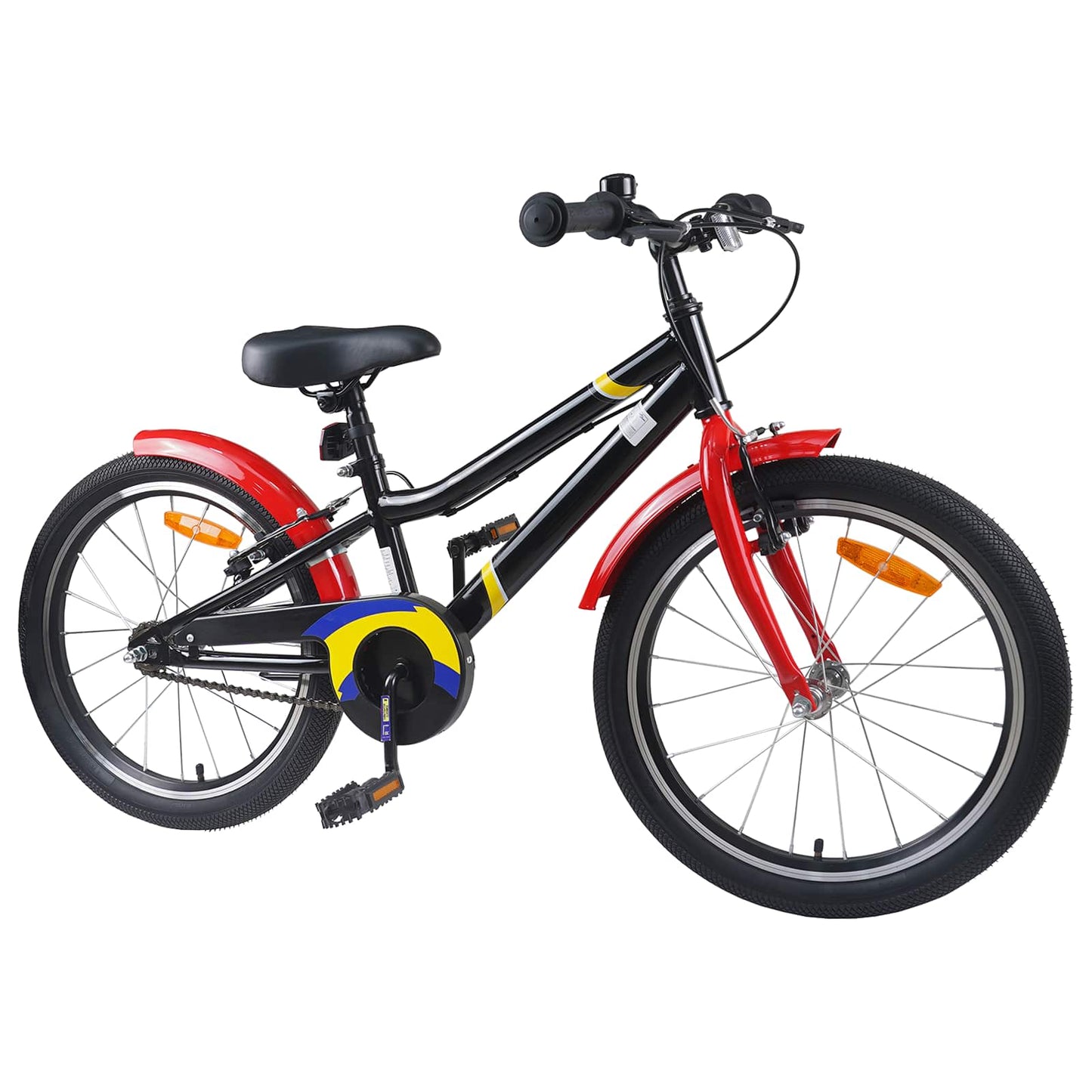 Kids Bike 20 Inches for 6-11 Years Old Black Red