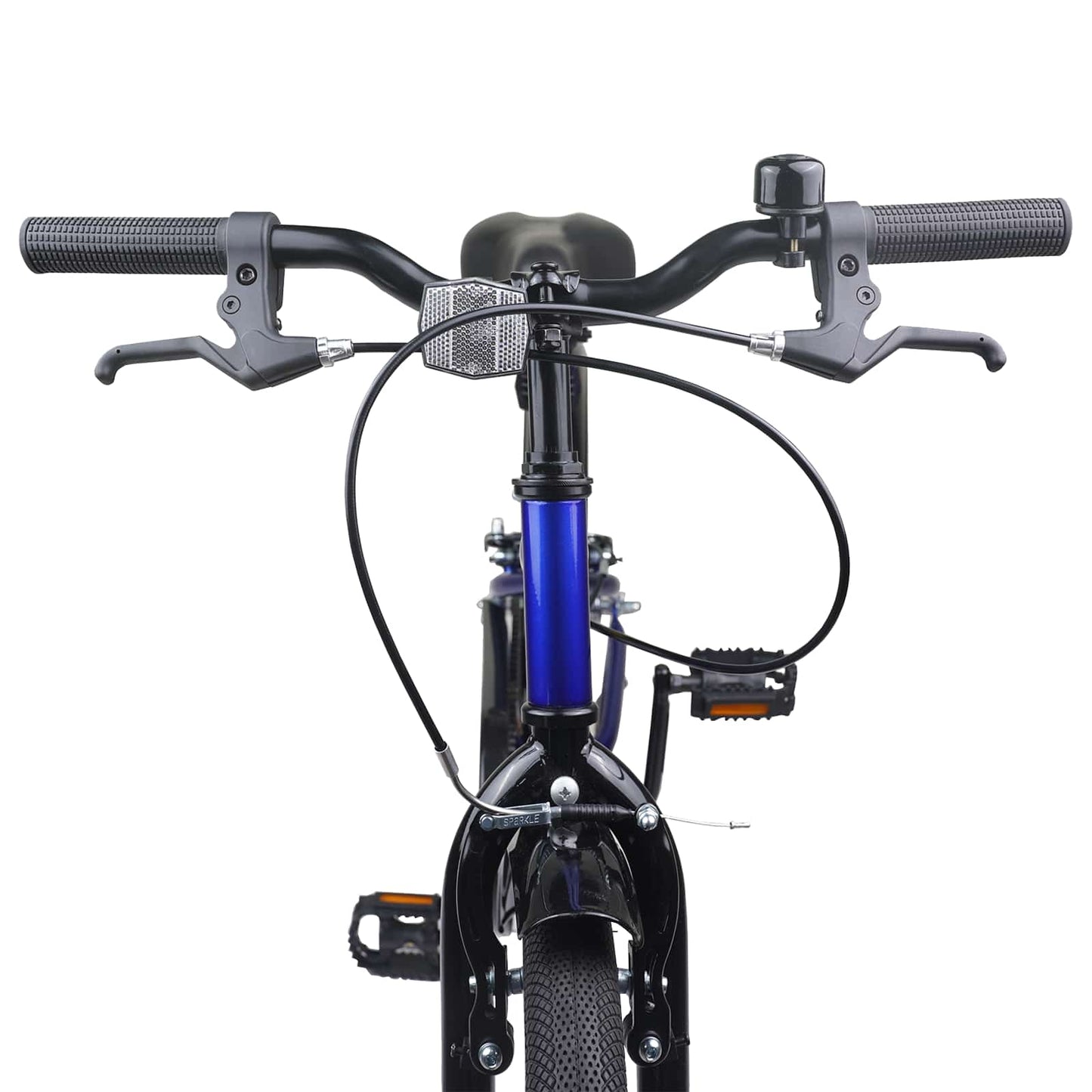 Kids Bike 22 Inches for 7-12 Years Old Blue Black