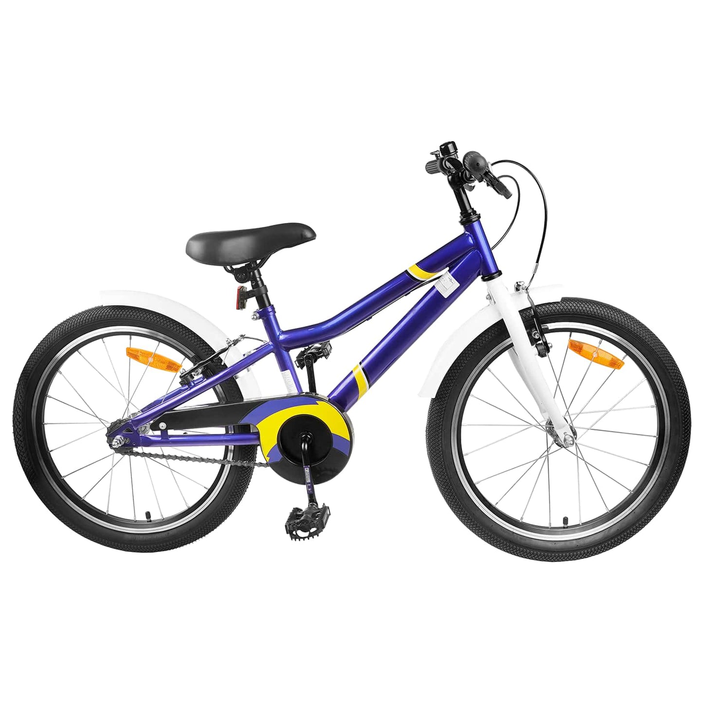 Kids Bike 22 Inches for 7-12 Years Old Blue White