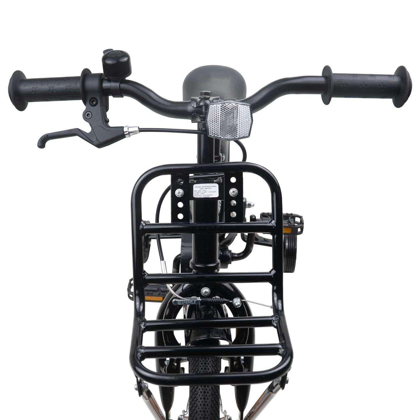 Kids Bike 14 Inches for 3-5 Years Old Orange and Black