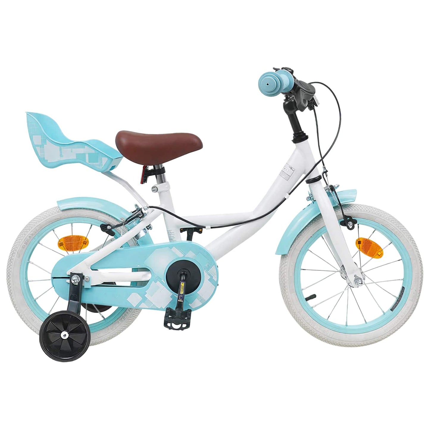 Kids Bike 12 Inches for 2-4 Years Old White