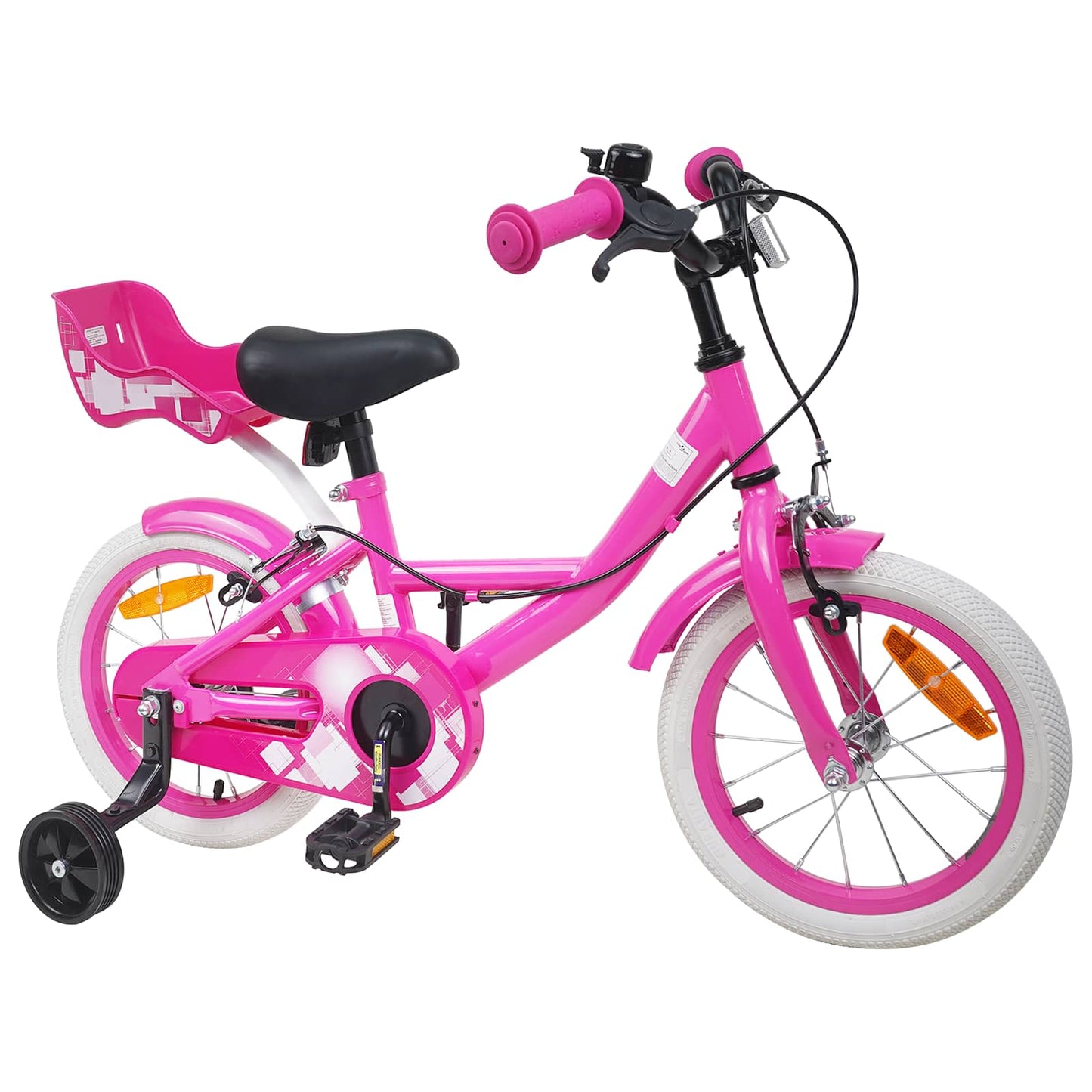 Kids Bike 14 Inches for 3-5 Years Old Pink