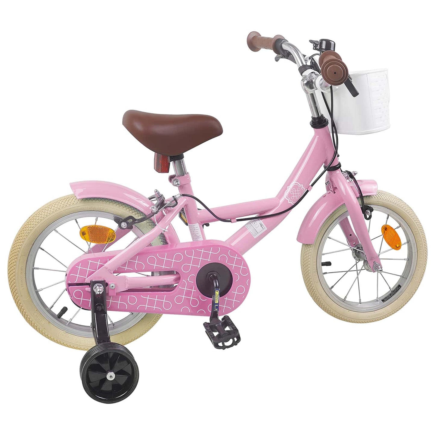Kids Bike 16 Inches for 4-6 Years Old Light Pink