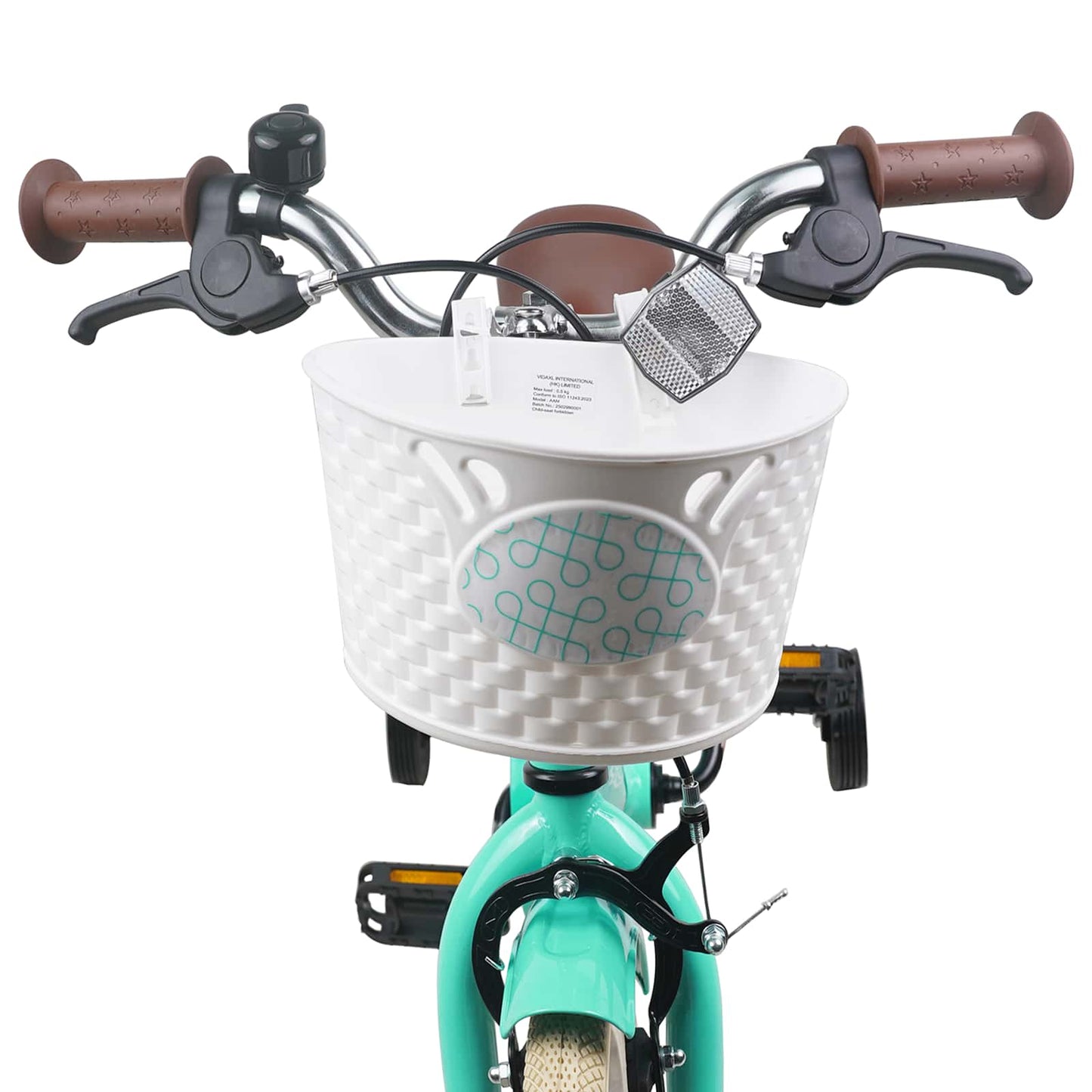 Kids Bike 12 Inches for 2-4 Years Old Sea Green