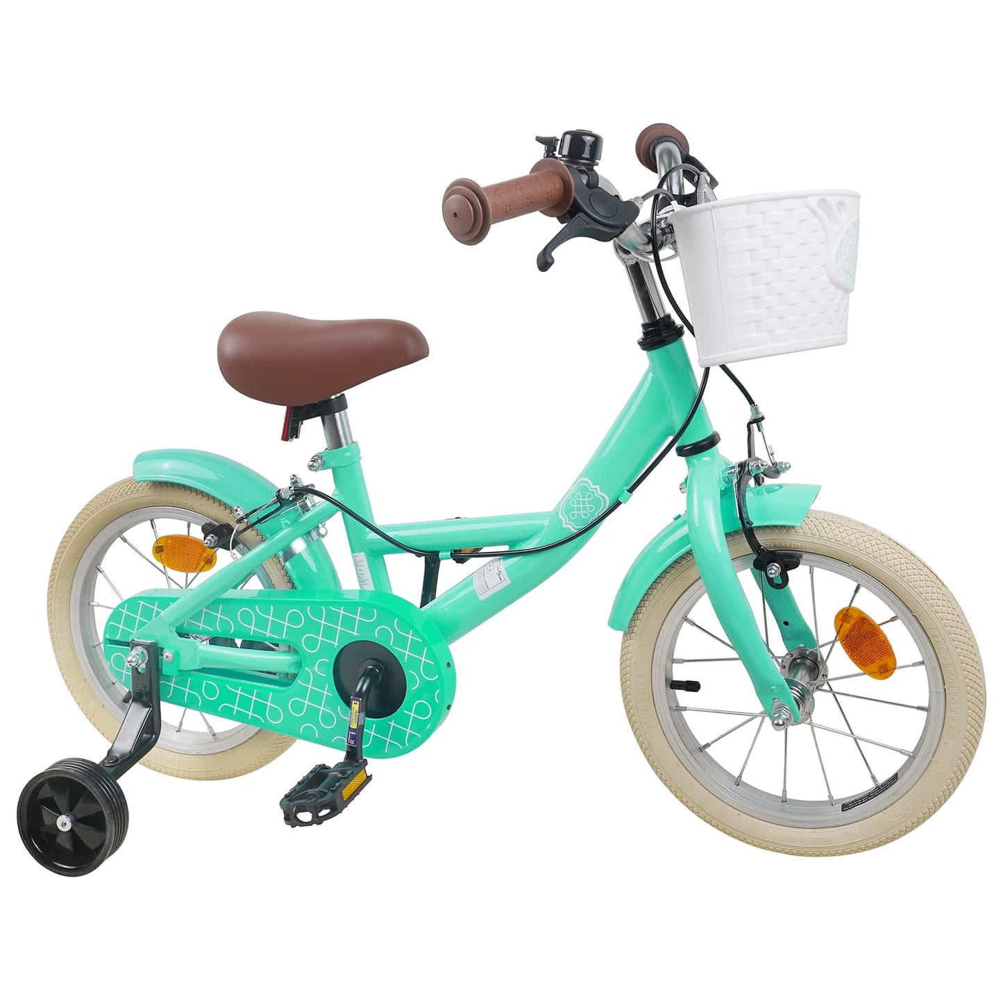 Kids Bike 12 Inches for 2-4 Years Old Sea Green