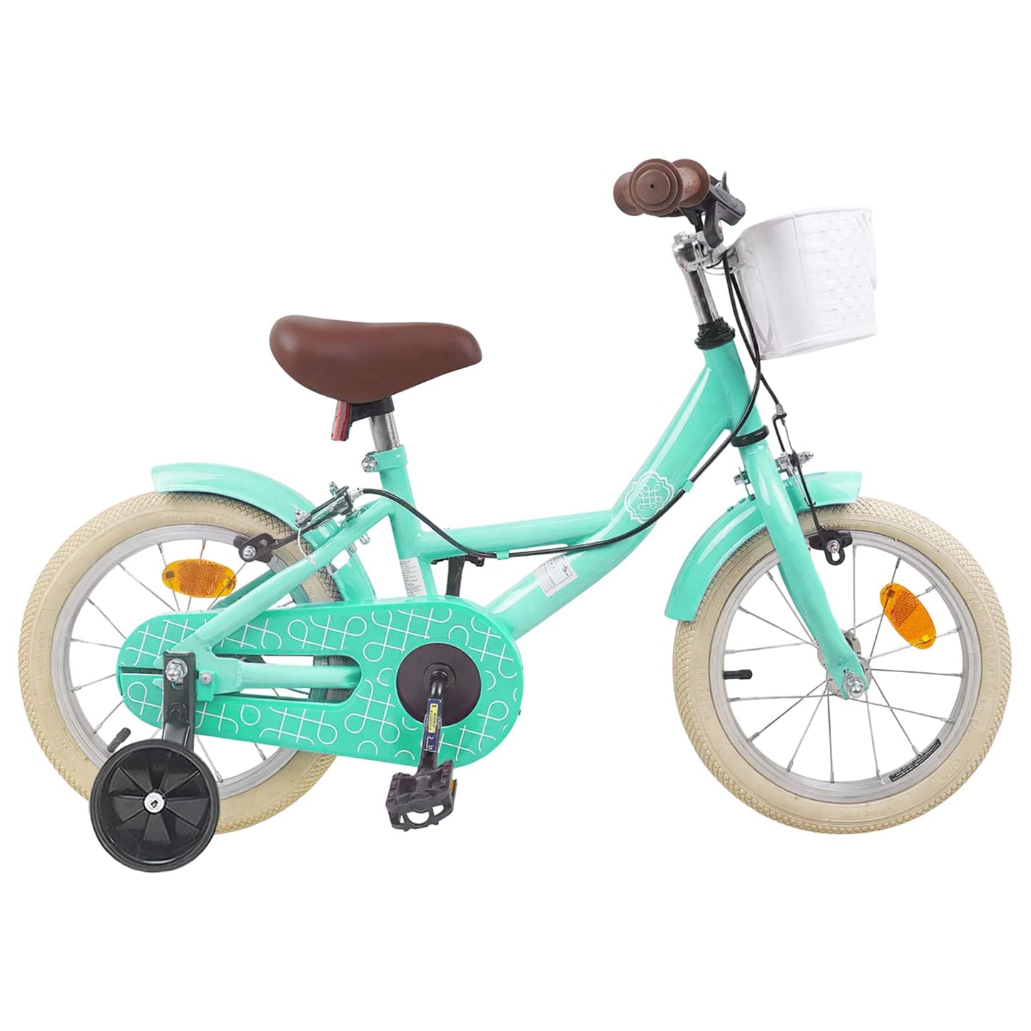 Kids Bike 12 Inches for 2-4 Years Old Sea Green