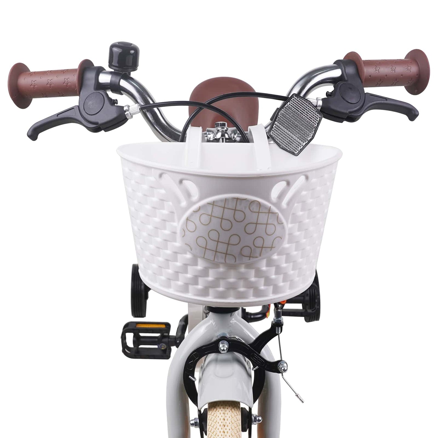 Kids Bike 14 Inches for 3-5 Years Old Light Grey