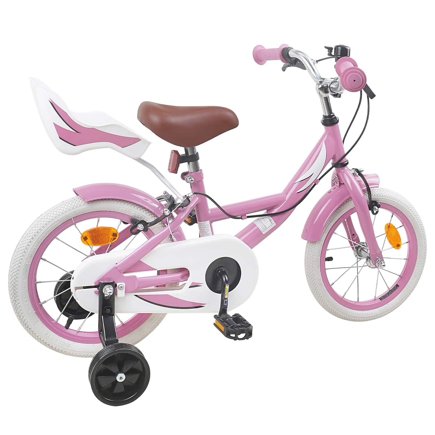 Kids Bike 16 Inches for 4-6 Years Old Light Pink