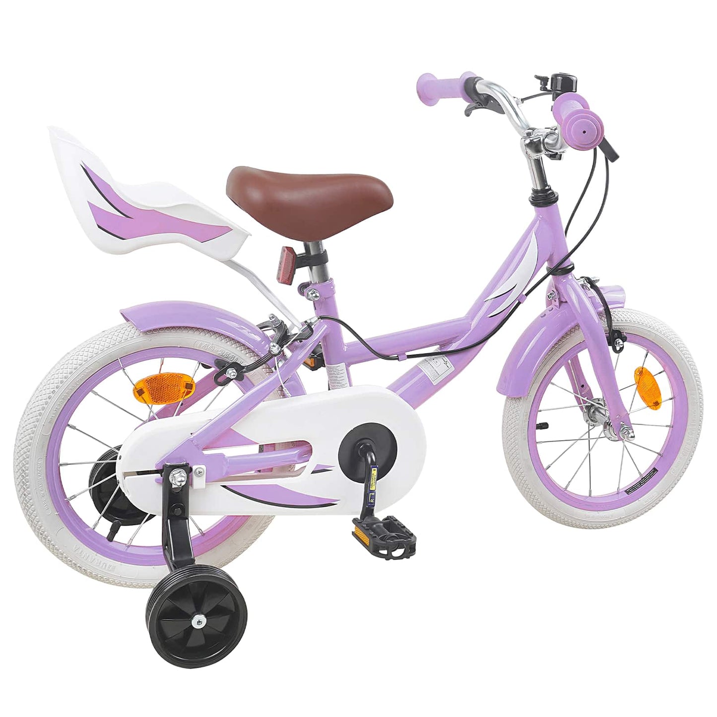 Kids Bike 12 Inches for 2-4 Years Old Purple