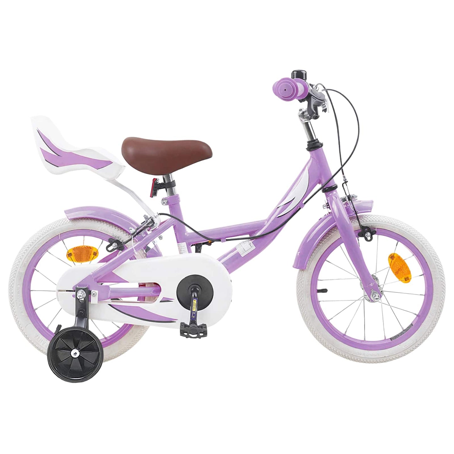 Kids Bike 12 Inches for 2-4 Years Old Purple