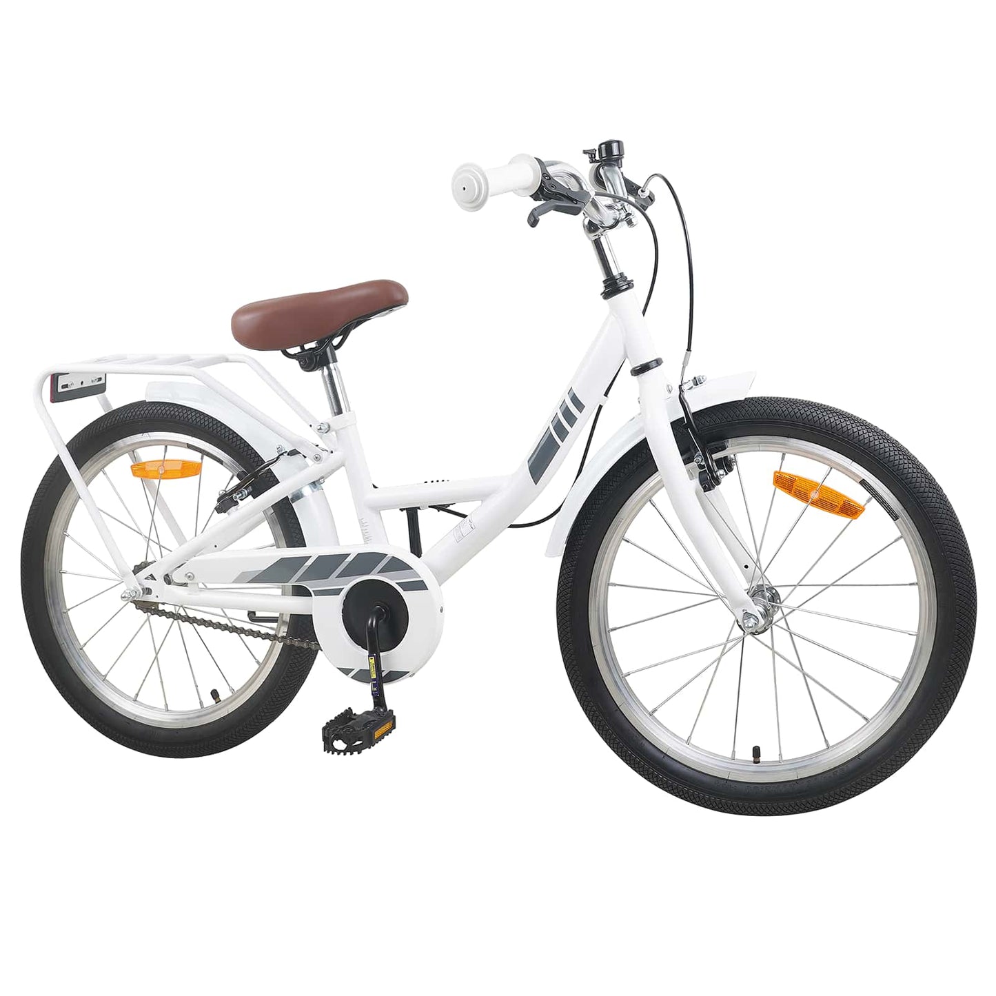 Kids Bike 20 Inches for 6-11 Years Old White