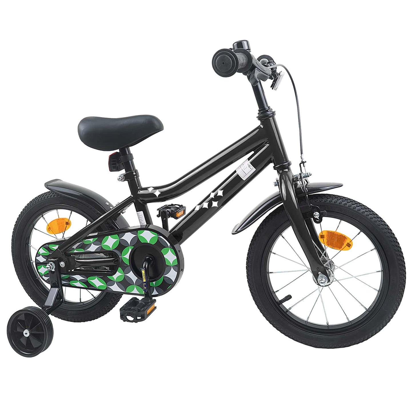 Kids Bike 14 Inches for 3-5 Years Old Black