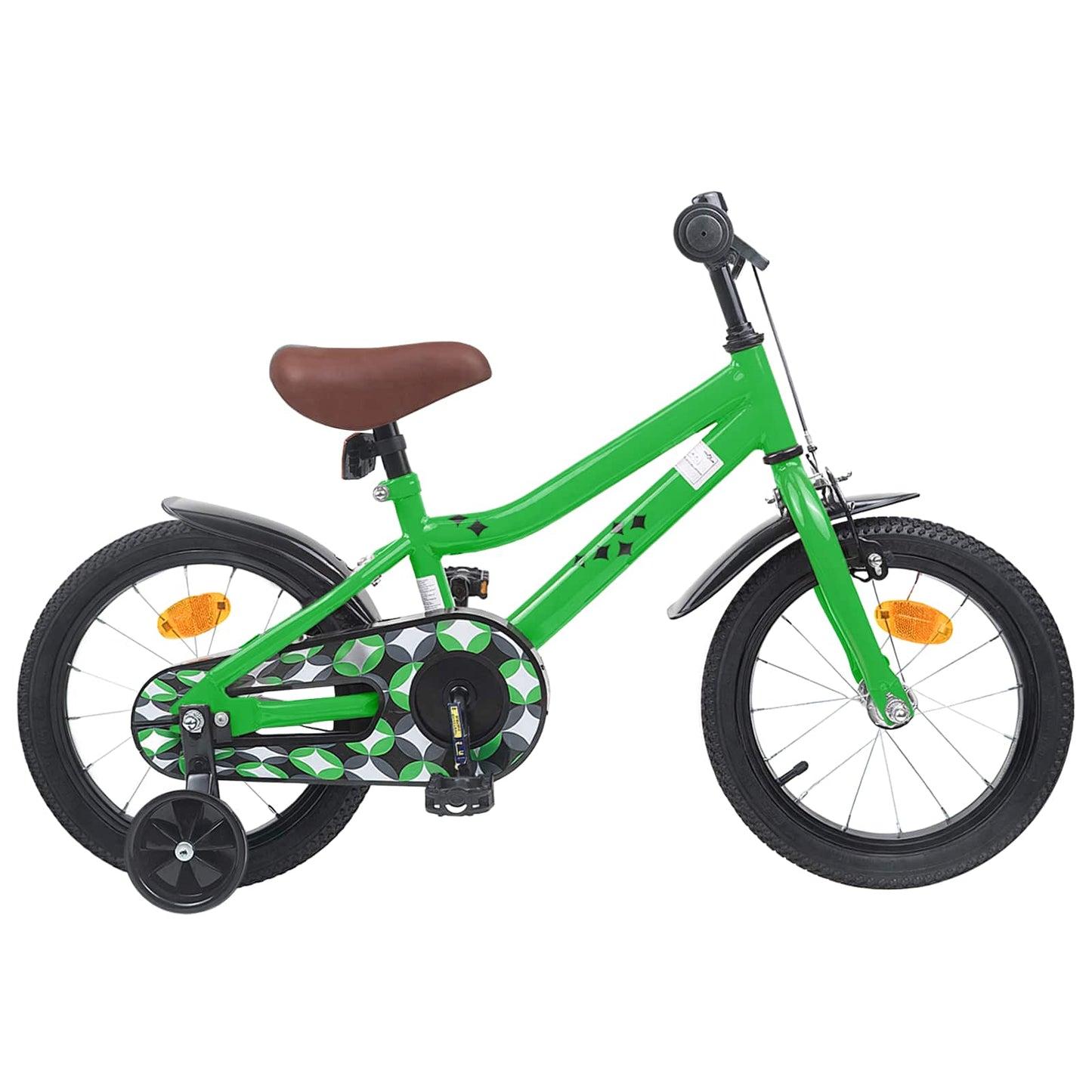 Kids Bike 16 Inches for 4-6 Years Old Green