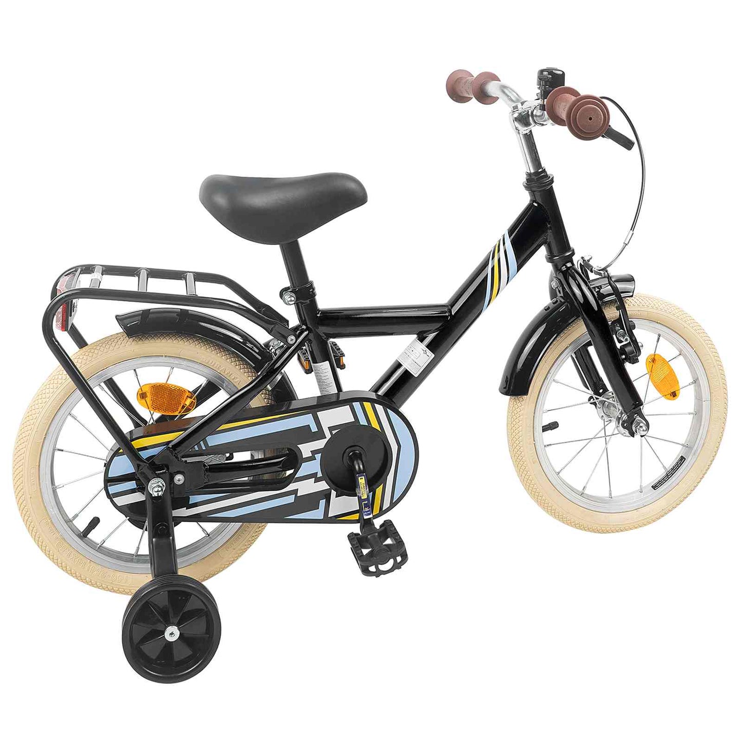 Kids Bike 16 Inches for 4-6 Years Old Black