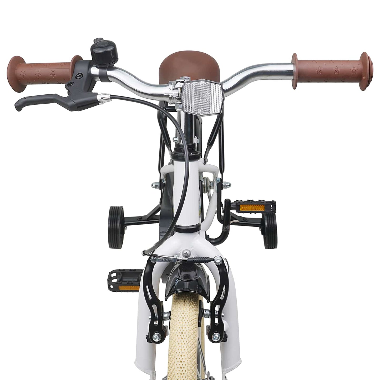 Kids Bike 12 Inches for 2-4 Years Old White