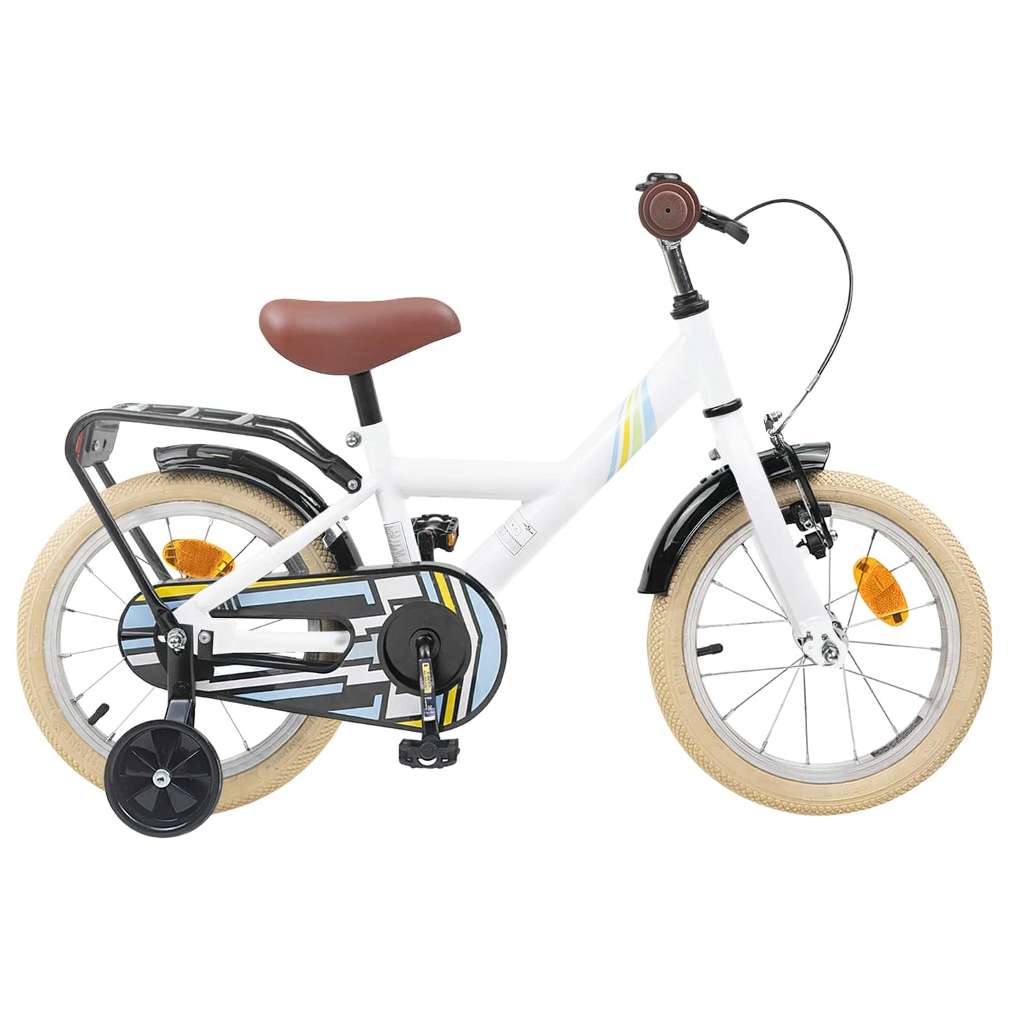 Kids Bike 12 Inches for 2-4 Years Old White