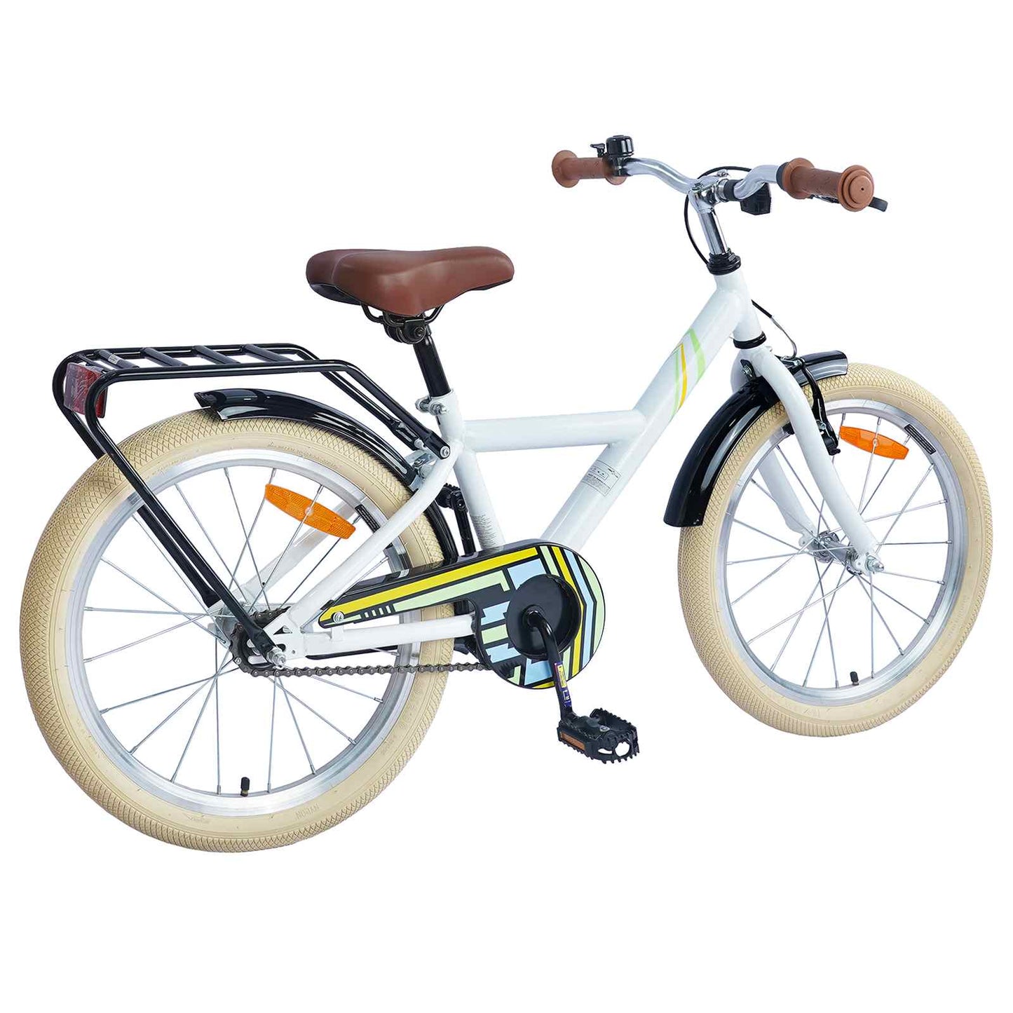 Kids Bike 20 Inches for 6-11 Years Old White
