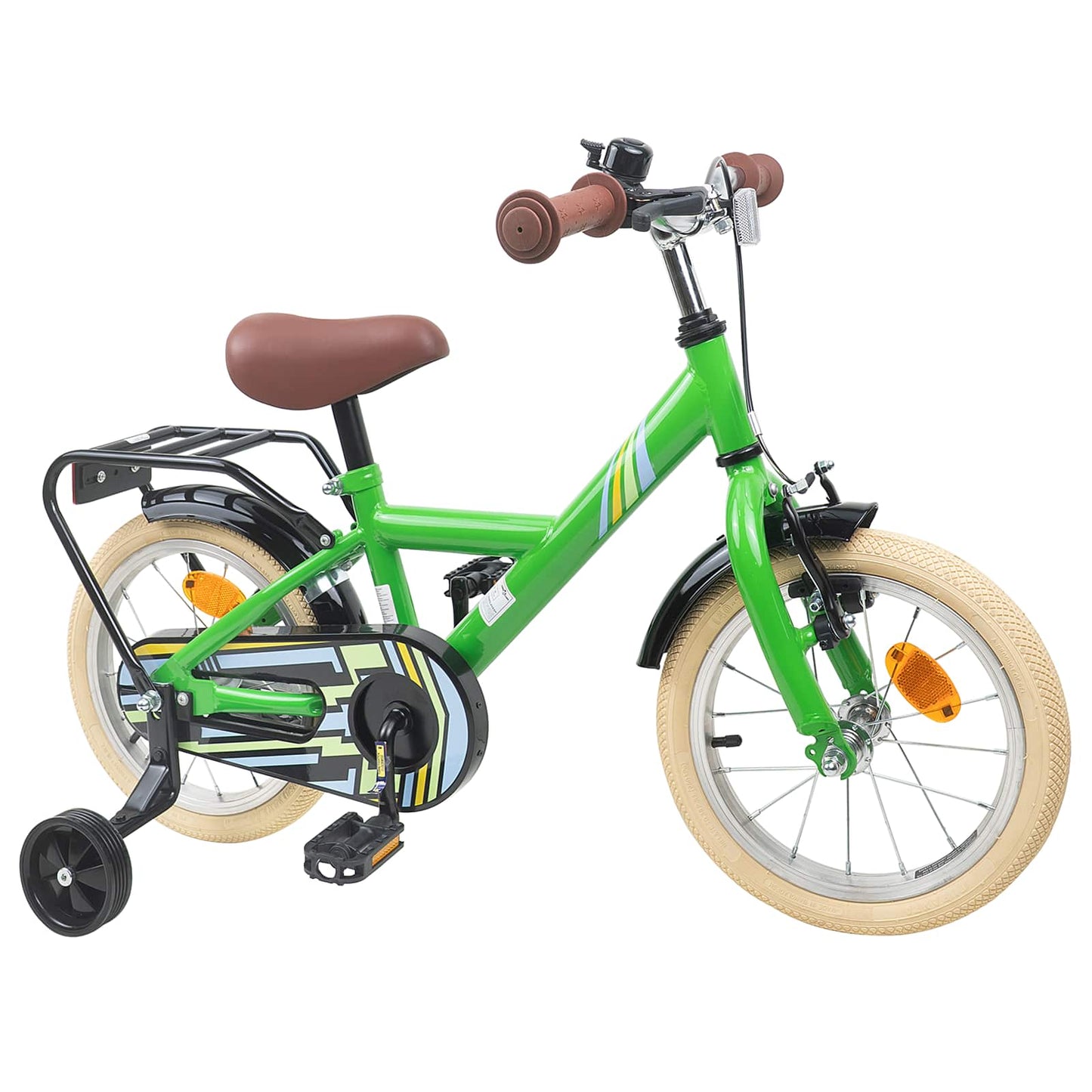 Kids Bike 12 Inches for 2-4 Years Old Green