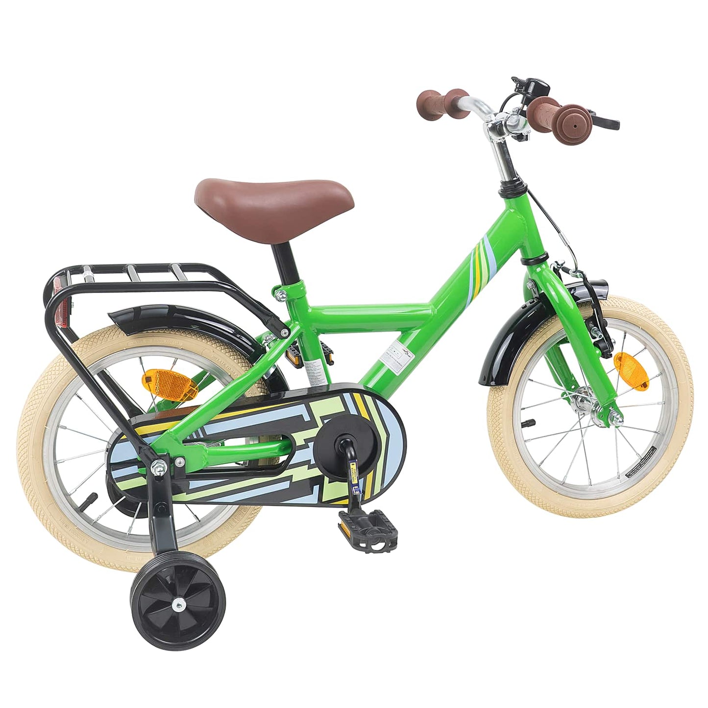 Kids Bike 12 Inches for 2-4 Years Old Green