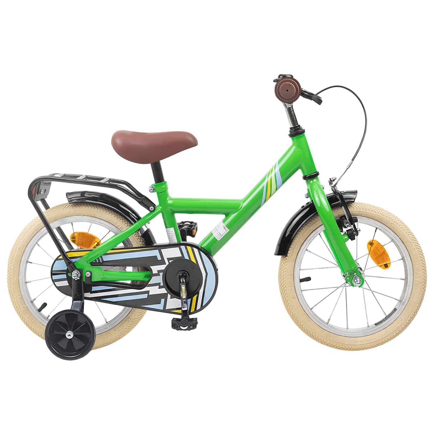 Kids Bike 16 Inches for 4-6 Years Old Green