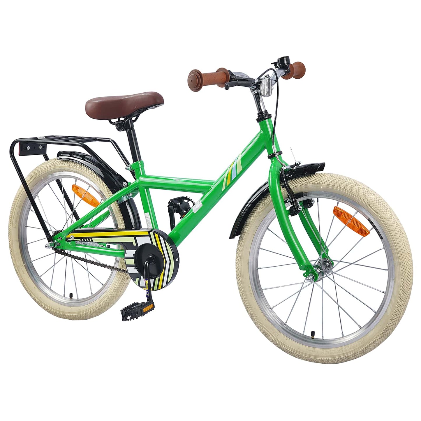 Kids Bike 20 Inches for 6-11 Years Old Green