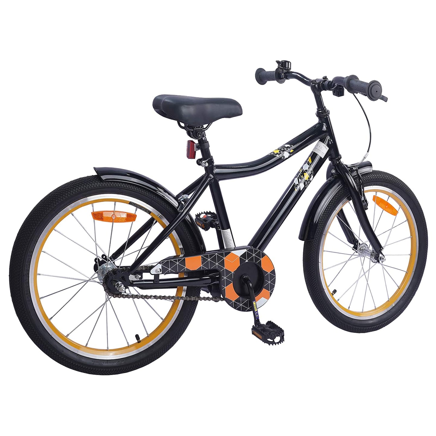 Kids Bike 20 Inches for 6-11 Years Old Black