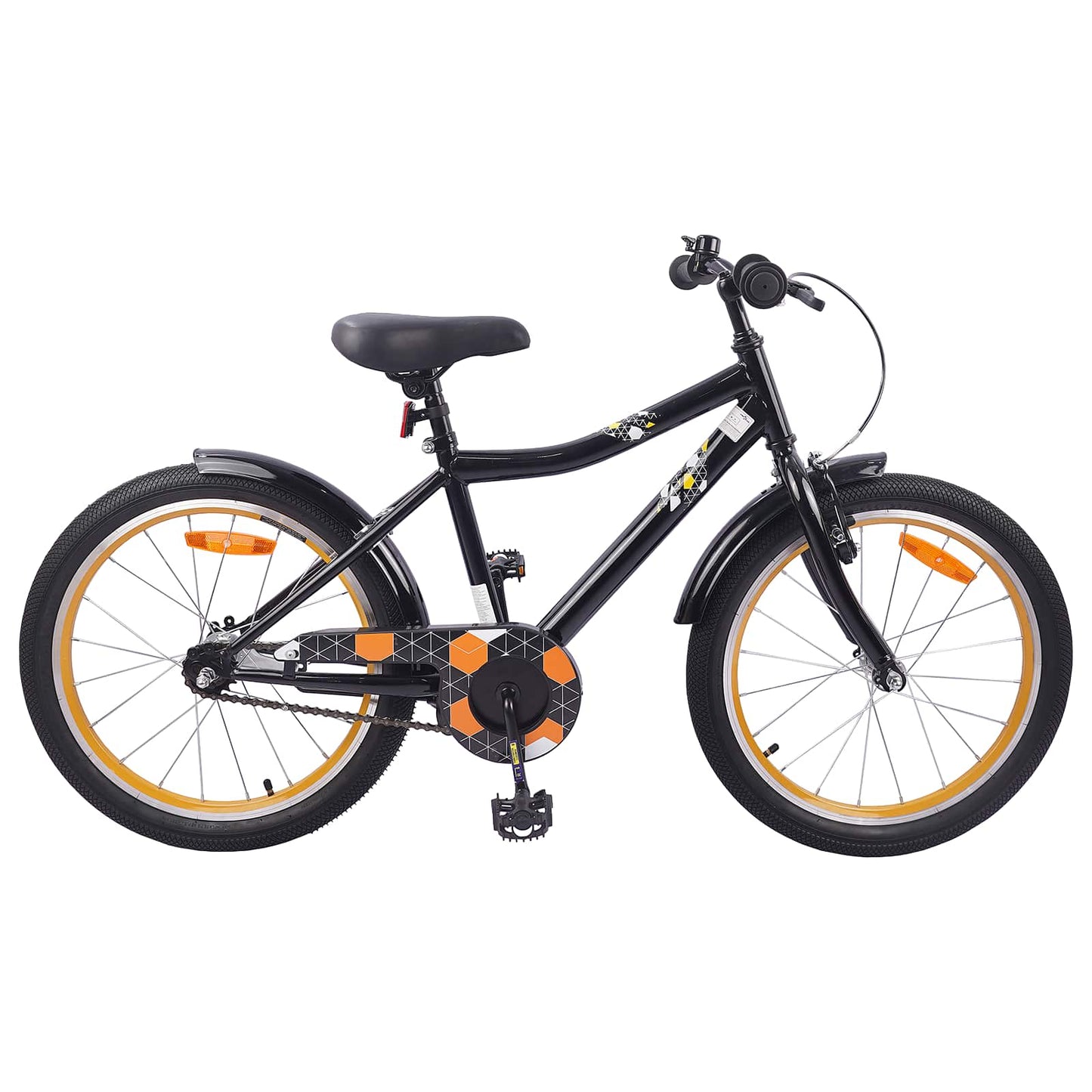 Kids Bike 20 Inches for 6-11 Years Old Black