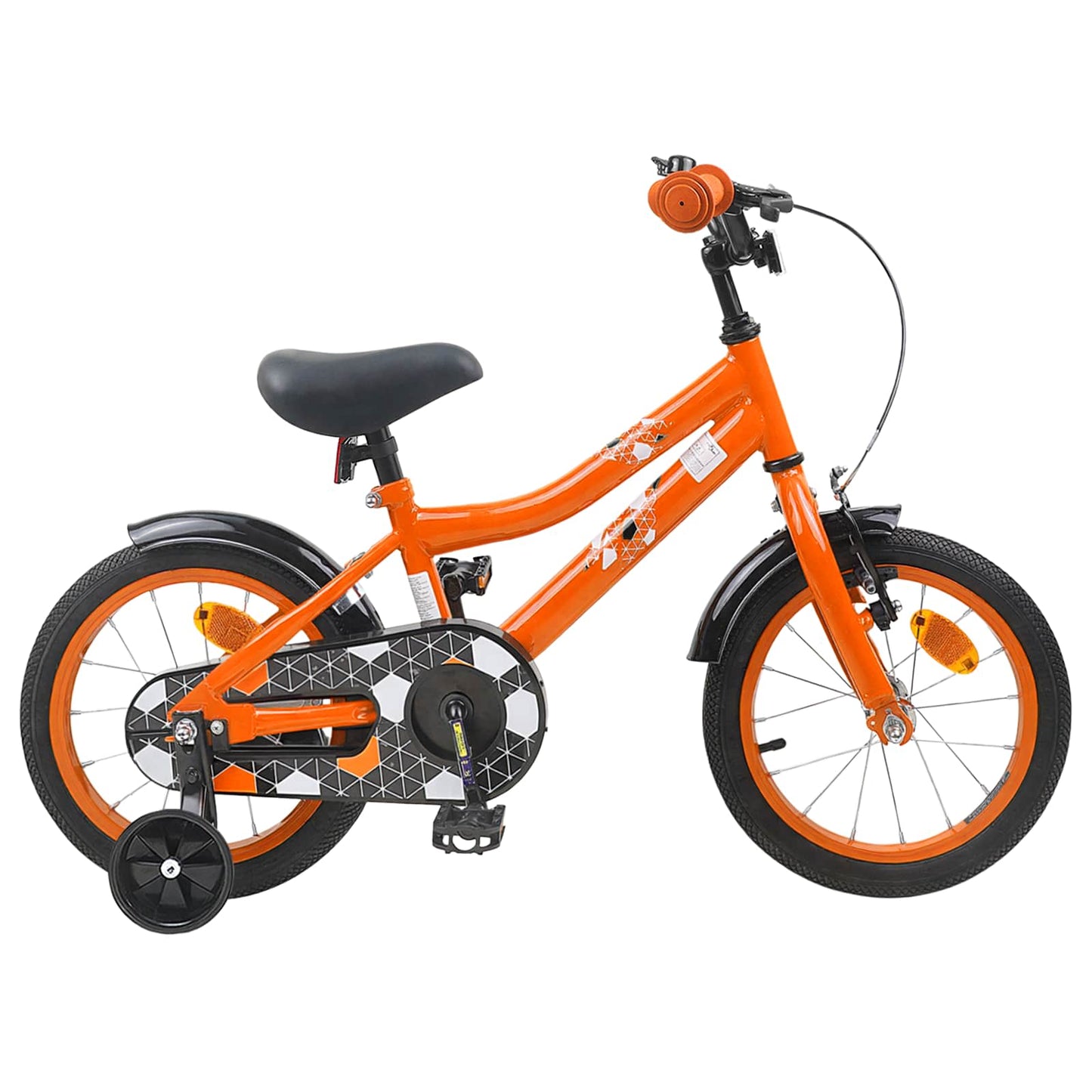 Kids Bike 12 Inches for 2-4 Years Old Orange