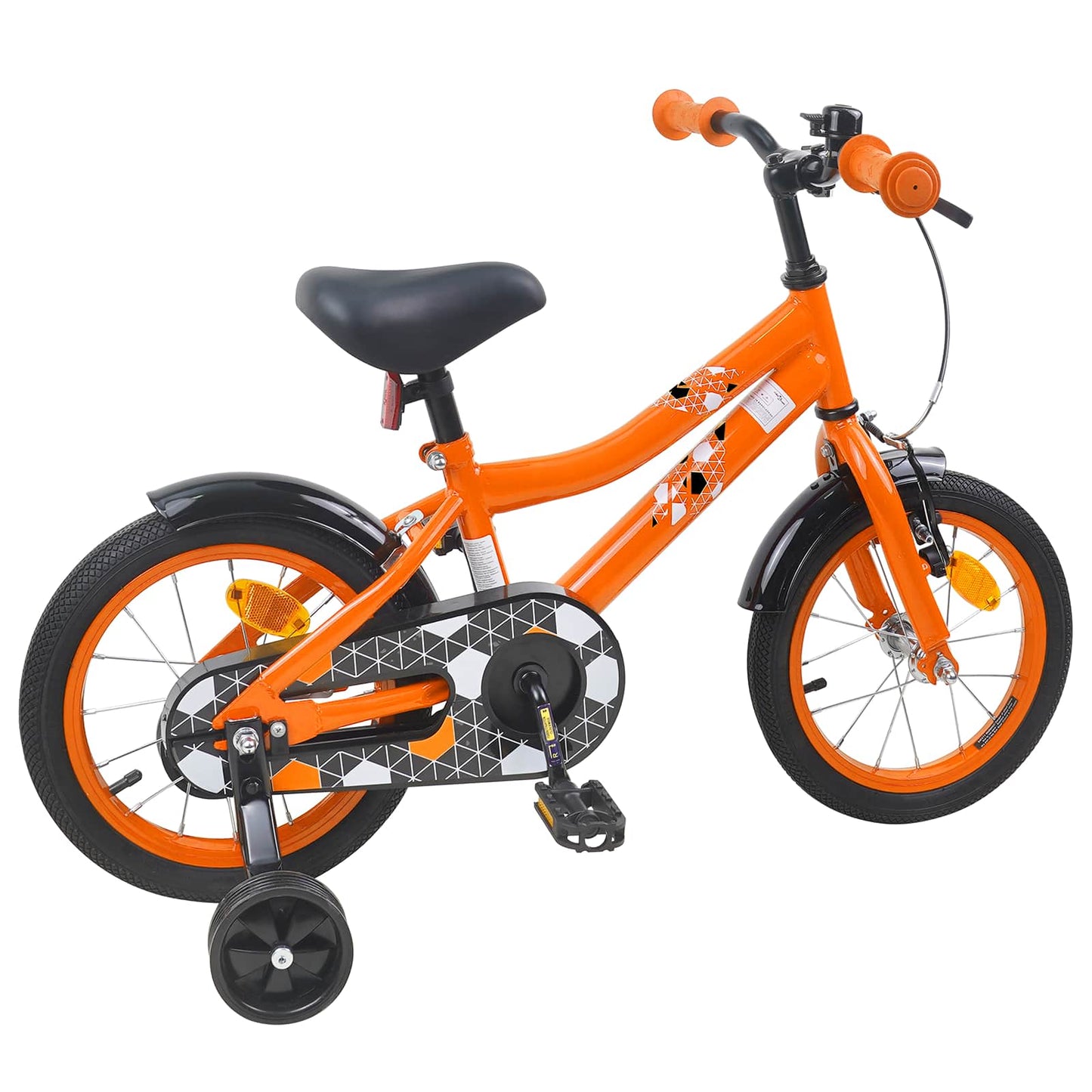 Kids Bike 16 Inches for 4-6 Years Old Orange