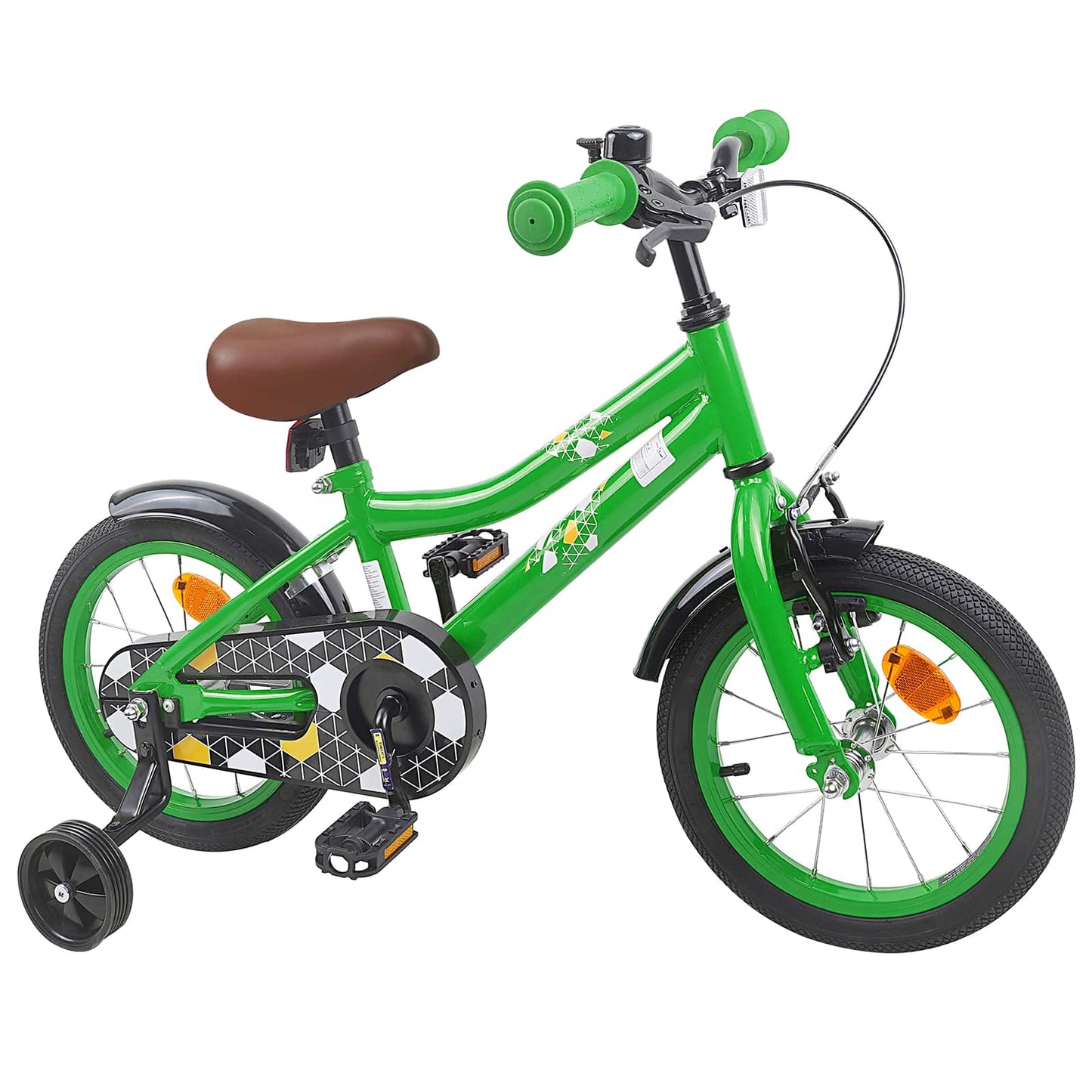 Kids Bike 16 Inches for 4-6 Years Old Green
