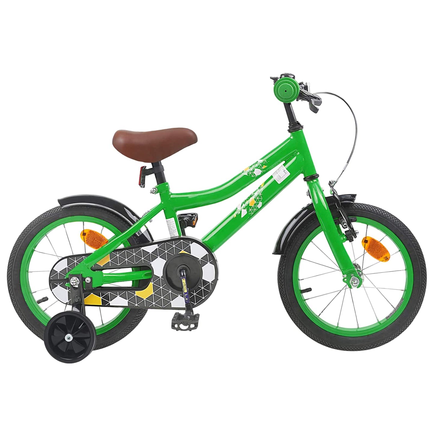 Kids Bike 16 Inches for 4-6 Years Old Green