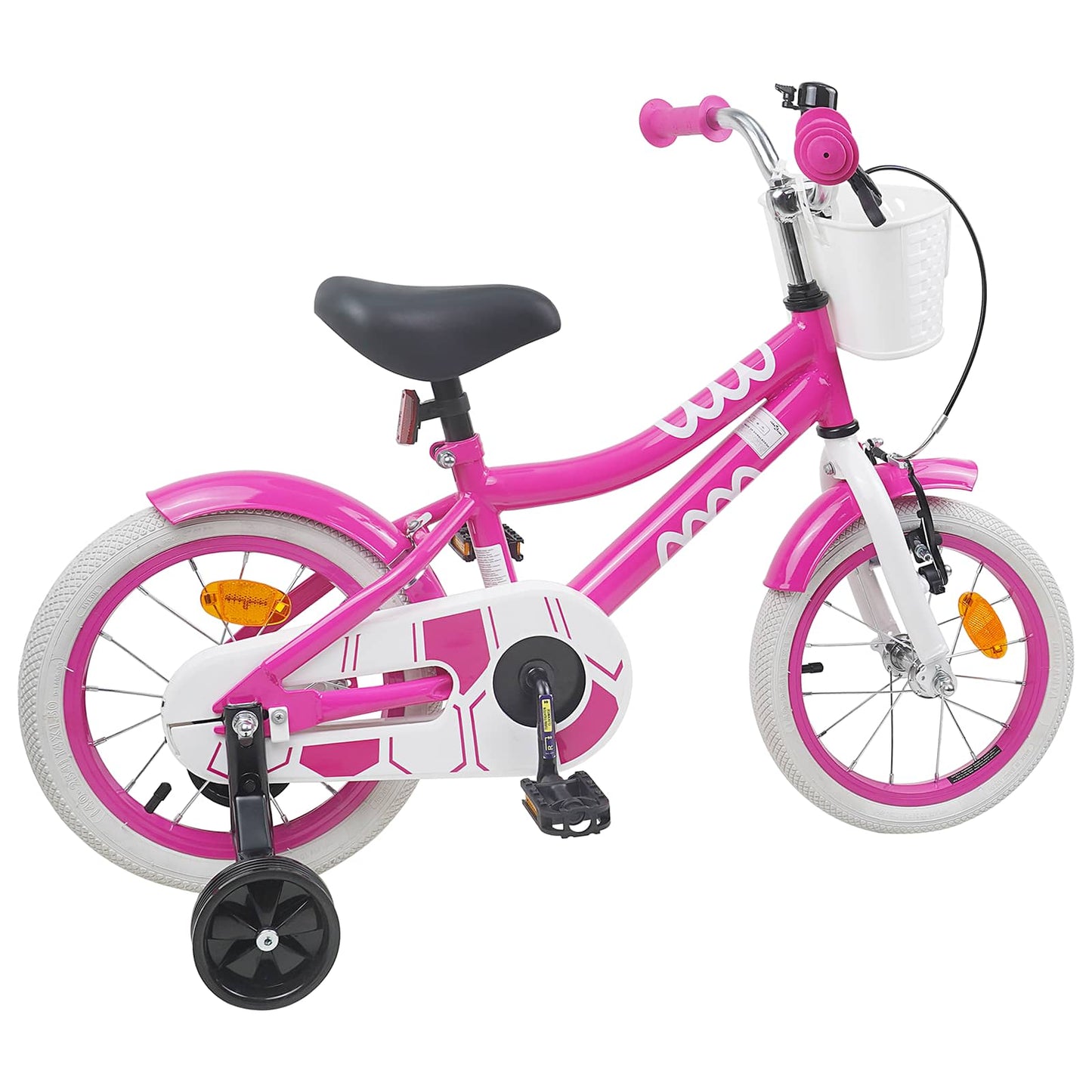 Kids Bike 12 Inches for 2-4 Years Old Pink