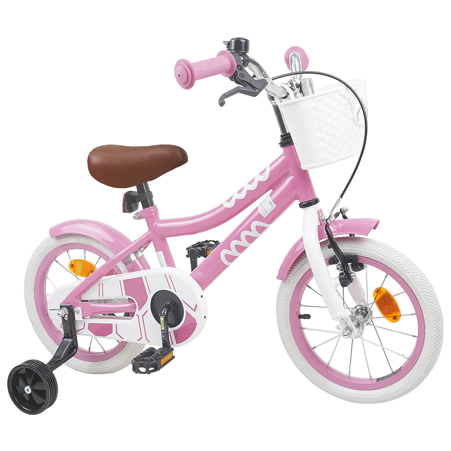 Kids Bike 12 Inches for 2-4 Years Old Light Pink