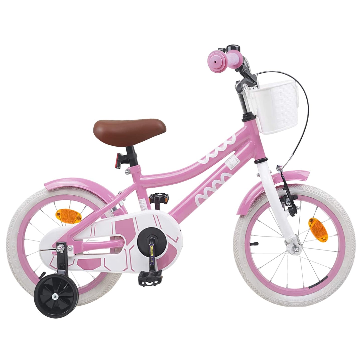 Kids Bike 14 Inches for 3-5 Years Old Light Pink