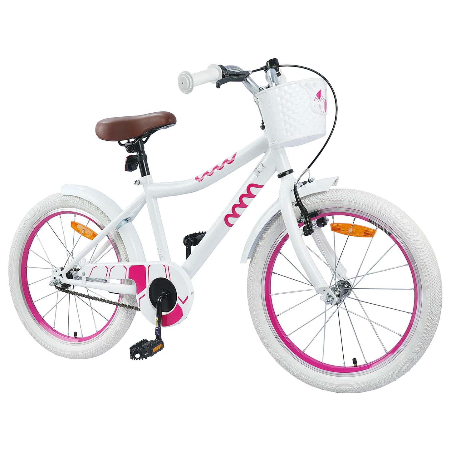 Kids Bike 20 Inches for 6-11 Years Old White