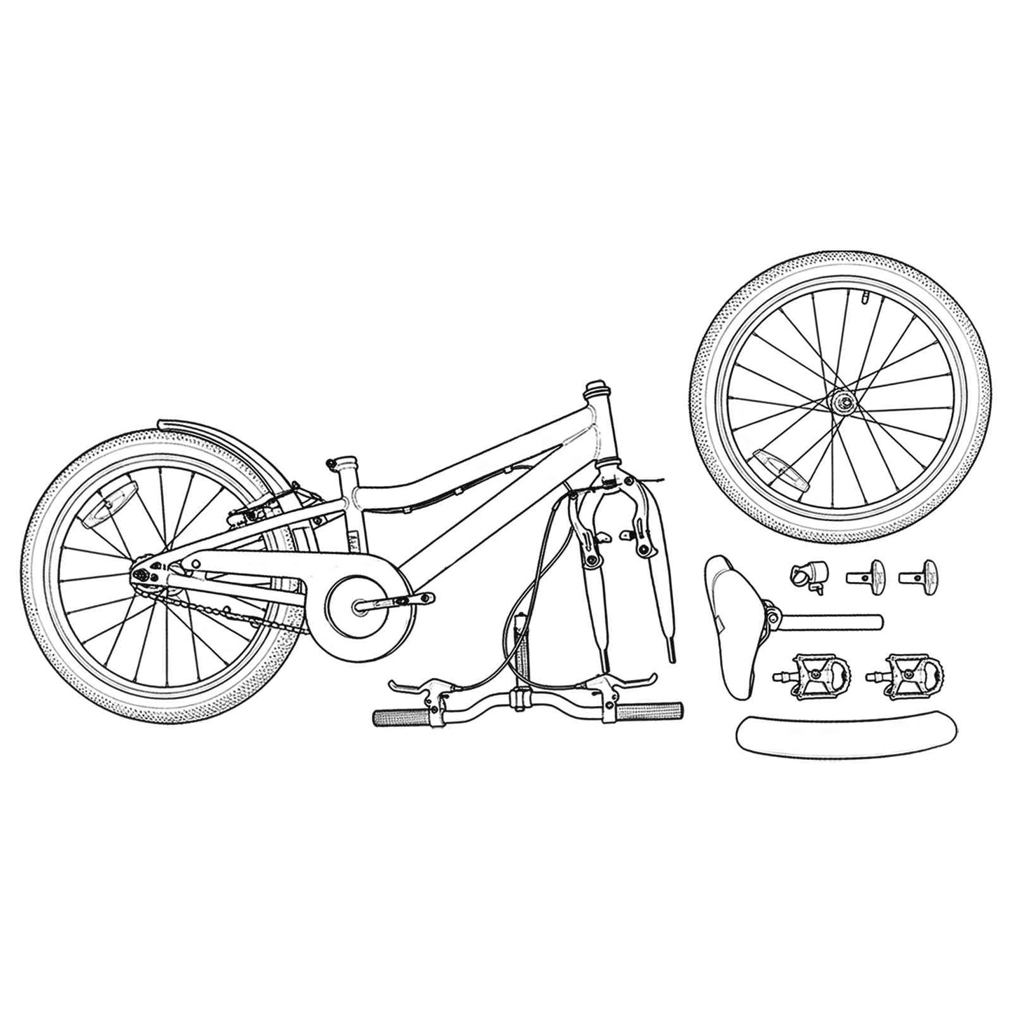 Kids Bike 24'' for 8-12 Years Old Pink