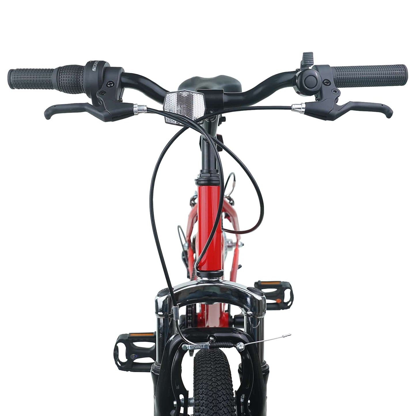 Kids Bike 24'' 6-Speed for 8-12 Years Old Red
