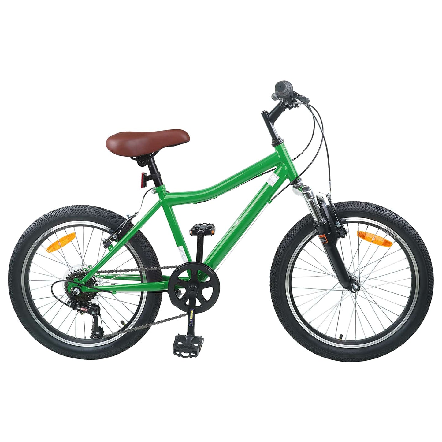 Kids Bike 20'' 6-Speed for 6-11 Years Old Green