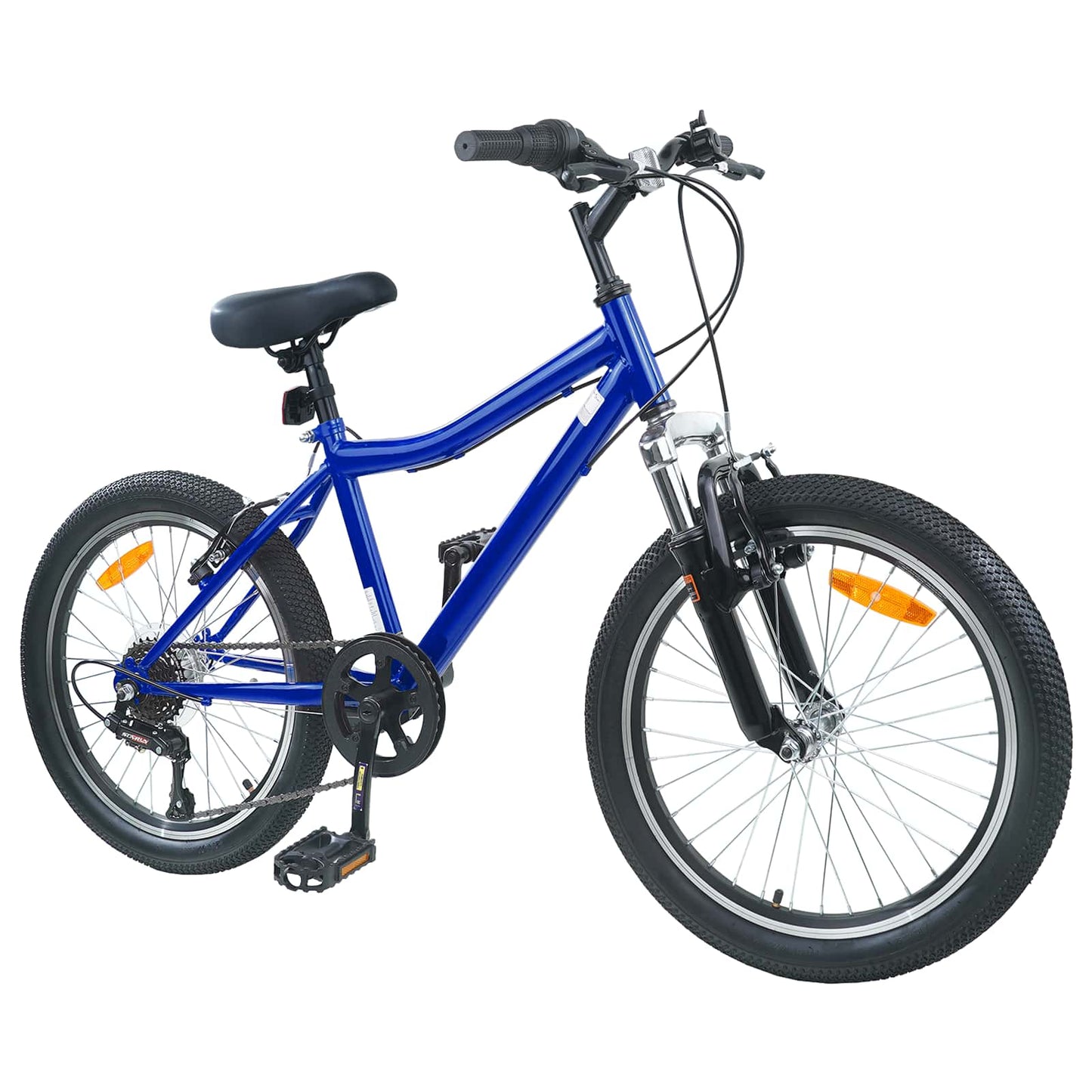 Kids Bike 24'' 6-Speed for 8-12 Years Old Dark Blue