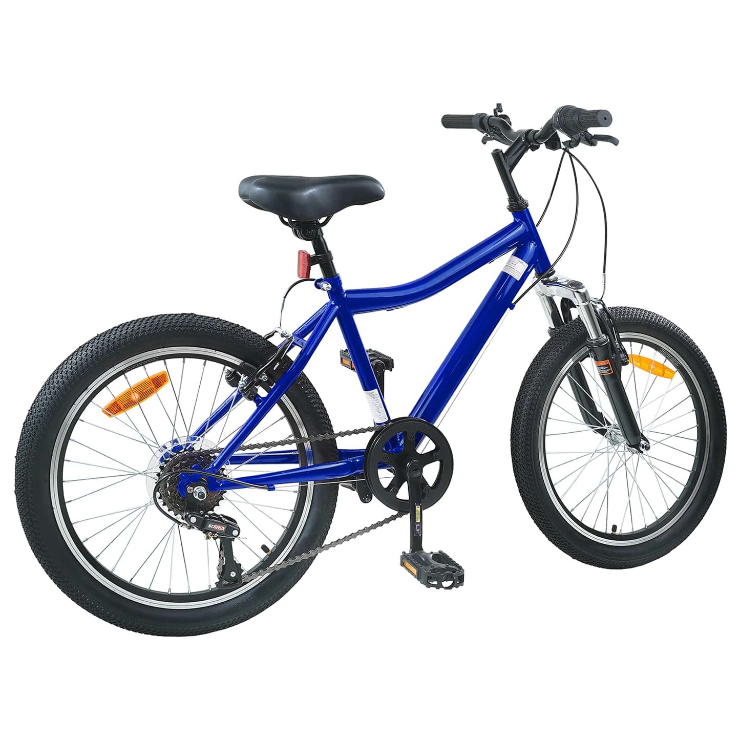 Kids Bike 24'' 6-Speed for 8-12 Years Old Dark Blue