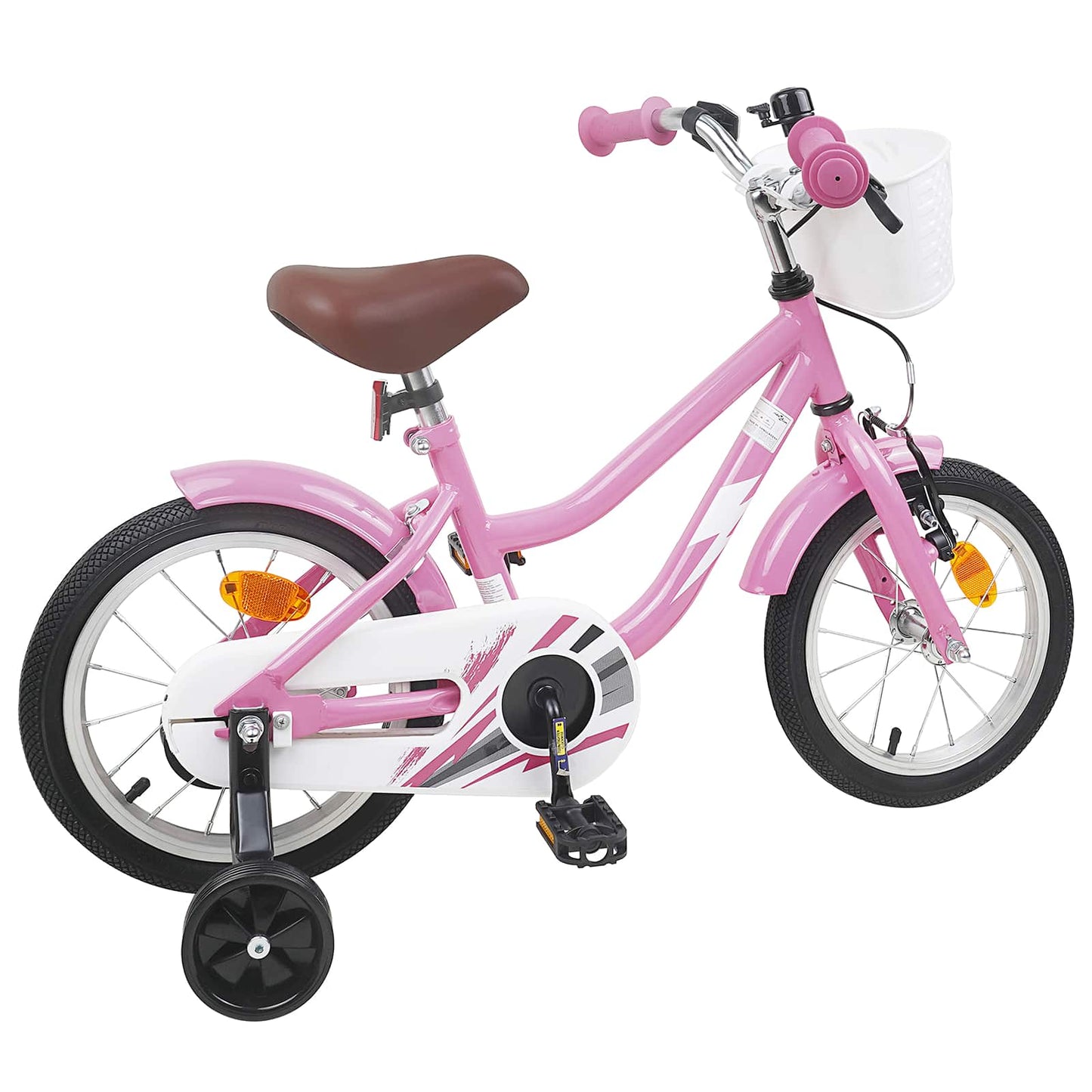 Kids Bike 12 Inches for 2-4 Years Old Light Pink