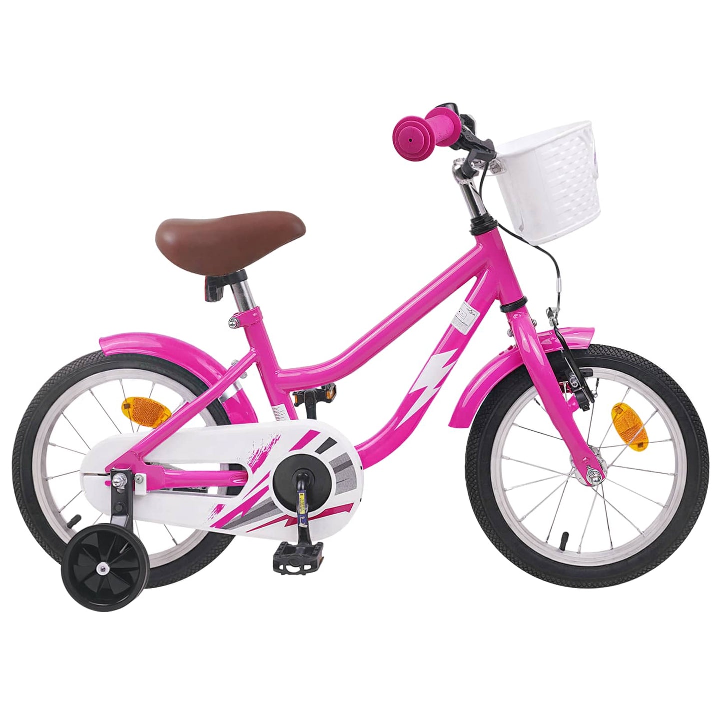 Kids Bike 14 Inches for 3-5 Years Old Dark Pink