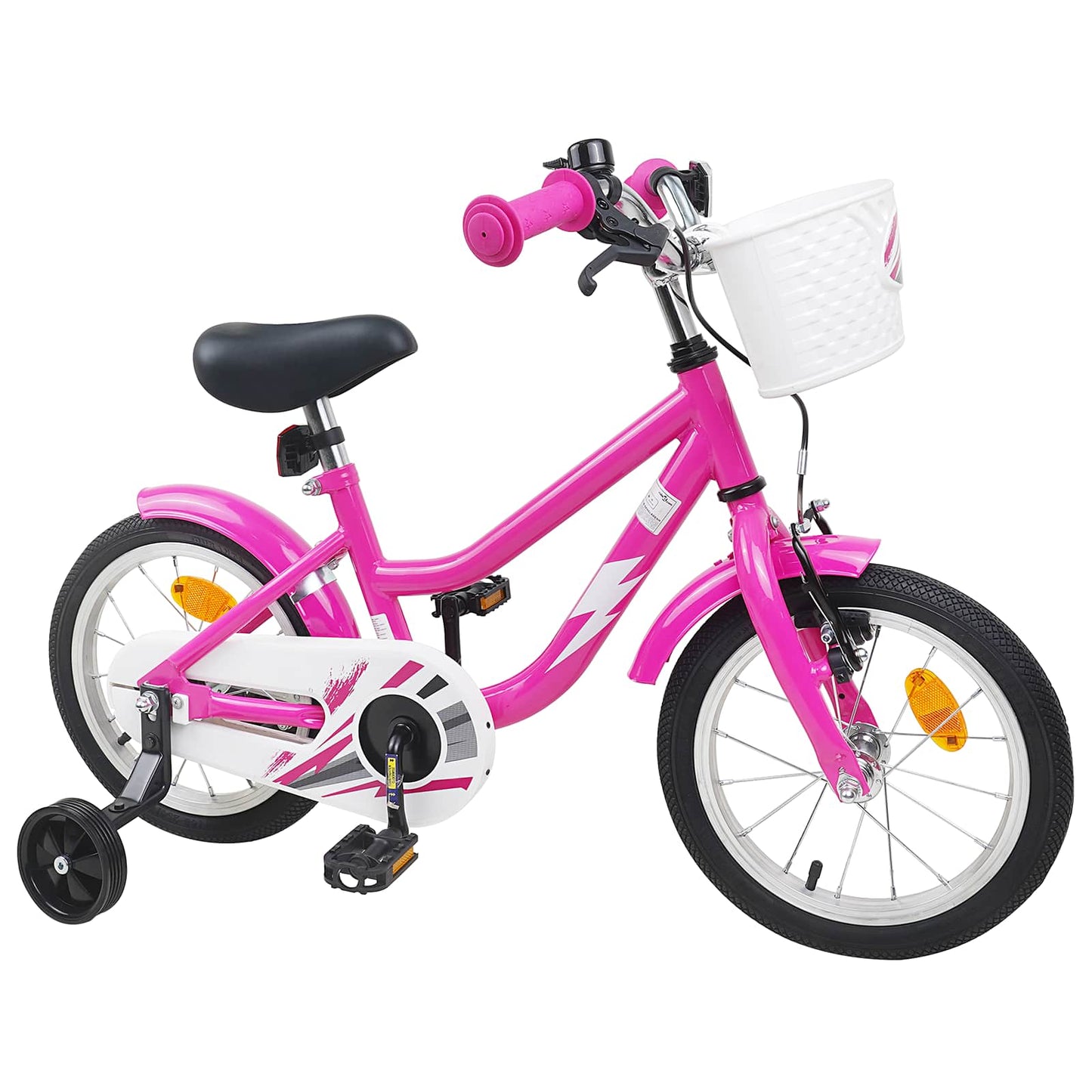 Kids Bike 16 Inches for 4-6 Years Old Dark Pink